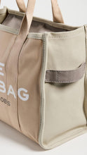 Load image into Gallery viewer, Marc Jacobs The Colorblock Large Tote Bag - Beige Multi - Shown in Slate
