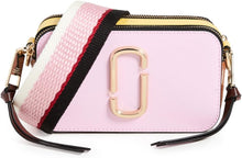 Load image into Gallery viewer, Marc Jacobs The Snapshot Color-Blocked Crossbody Lilas Multi (Color 996) - Shown in Sweet Dreams Multi
