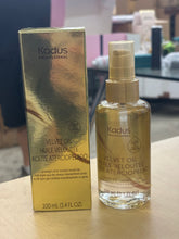 Load image into Gallery viewer, Kadus Professional Velvet Oil Lightweight Hair Oil 100ml | All Hair Types | Argan Oil &amp; Vitamin E | Heat Protection Anti-Frizz Shine Booster
