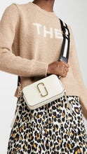 Load image into Gallery viewer, Marc Jacobs The Snapshot Crossbody Bag - Academy Blue Multi - Shown in New Cloud White Multi
