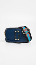 Load image into Gallery viewer, Marc Jacobs The Snapshot Camera Bag - Black Multi - Shown in Blue Sea Multi
