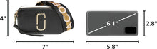 Load image into Gallery viewer, Marc Jacobs The Snapshot Camera Bag - Black Multi
