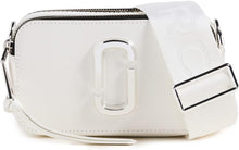 Load image into Gallery viewer, Marc Jacobs The Snapshot DTM Camera Bag - Ink Grey - Shown in White
