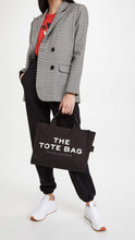 Load image into Gallery viewer, Marc Jacobs The Canvas Medium Tote Bag - Black
