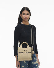 Load image into Gallery viewer, Marc Jacobs The Jacquard Mini Tote Bag - Warm Sand, Tan
