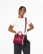 Load image into Gallery viewer, Marc Jacobs The Leather Small Tote - Merlot, Red
