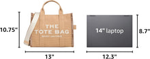 Load image into Gallery viewer, Marc Jacobs The Jacquard Medium Tote Bag - Camel
