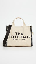 Load image into Gallery viewer, Marc Jacobs The Woven Medium Tote Bag - Cement Multi - Shown in Warm Sand
