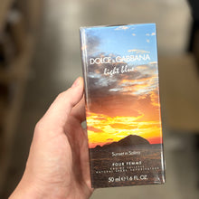 Load image into Gallery viewer, Dolce &amp; Gabbana Light Blue Sunset in Saline EDT 1.6 oz 50ml Pour Femme
