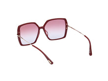 Load image into Gallery viewer, Tom Ford Joanna FT1039 Sunglasses - 69Z Shiny Bordeaux / Gradient Mirror Violet
