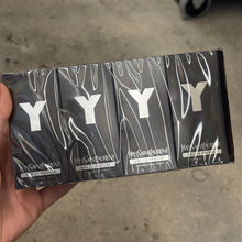 Load image into Gallery viewer, YSL Y EDP Eau de Parfum 12 x 1.2ml / 0.04 oz vials full sealed sleeve sample pack - men's fresh woody aromatic fragrance
